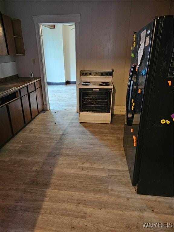 interior space with wood finished floors