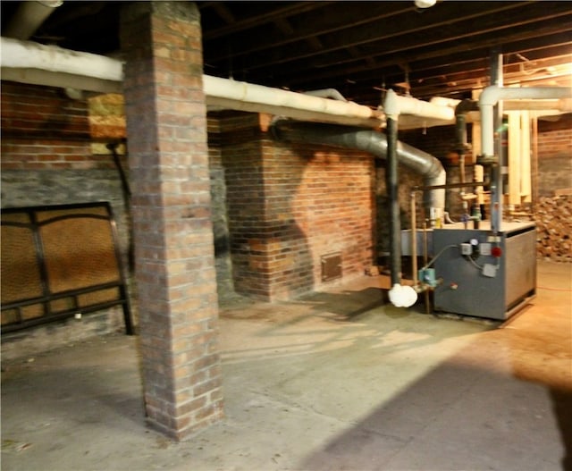 view of basement