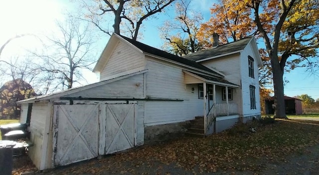 view of property exterior