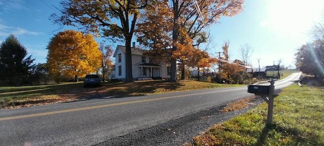 view of road