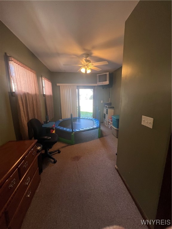 bedroom featuring carpet flooring