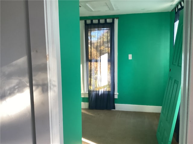 entryway featuring carpet floors