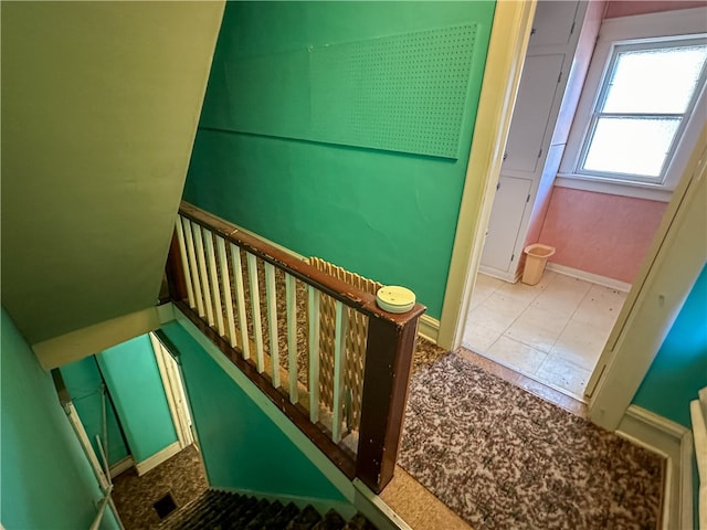 view of staircase