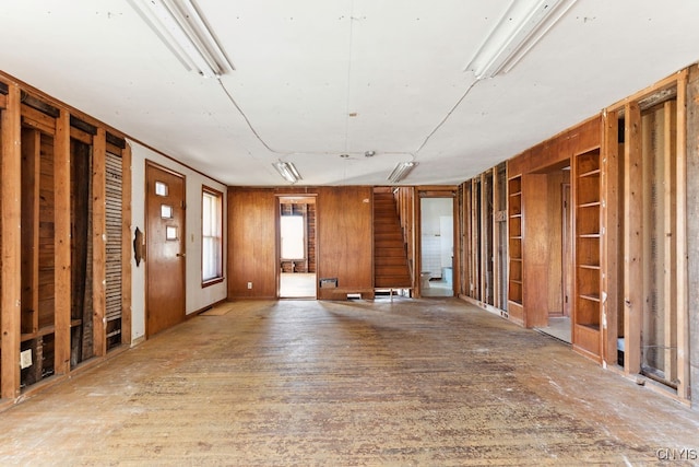 misc room featuring wood-type flooring