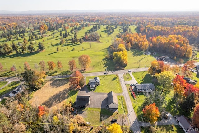 drone / aerial view featuring a rural view