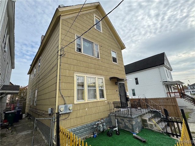 view of rear view of house