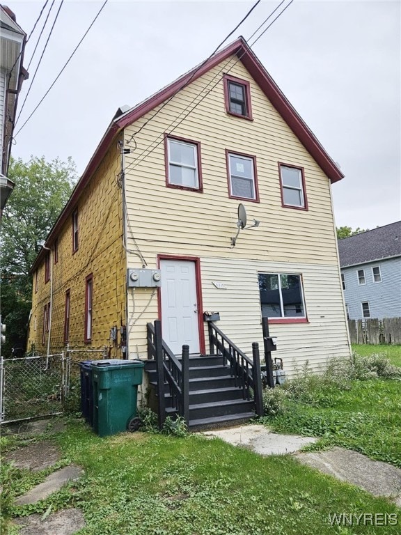 view of rear view of house