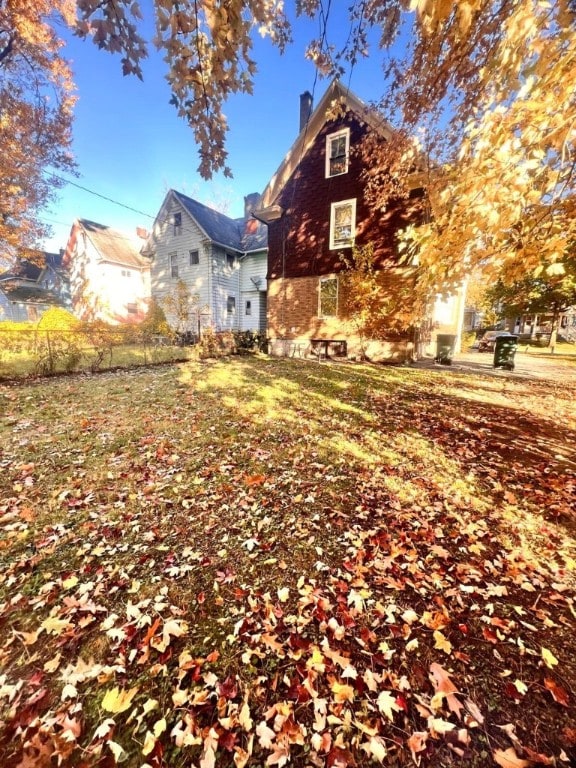 view of side of property