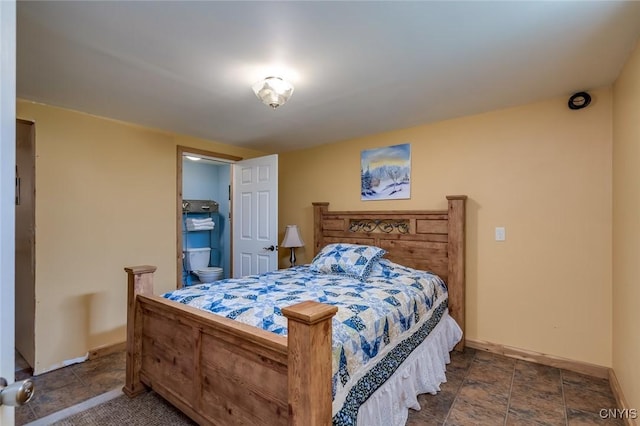 bedroom with ensuite bath