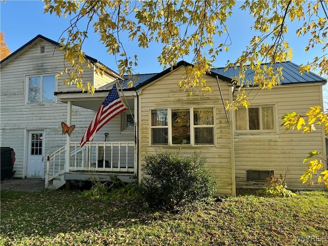 view of back of property