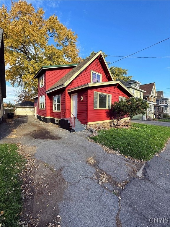 view of side of home