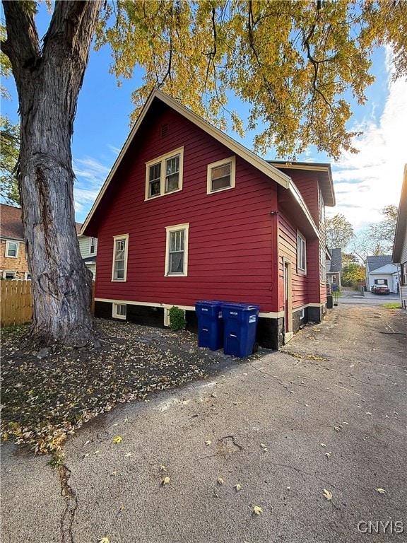 view of property exterior