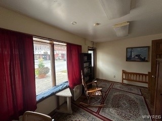 sitting room featuring a wealth of natural light