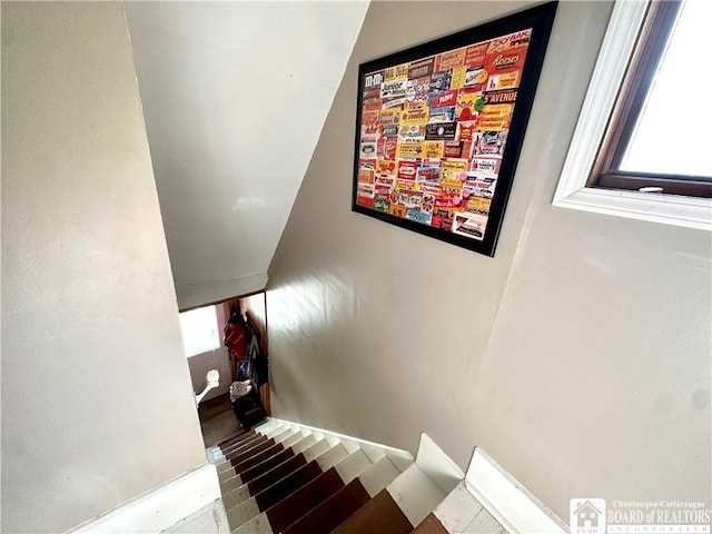 311 Nevins St, Dunkirk-City, NY 14048 - stairway with plenty of natural light