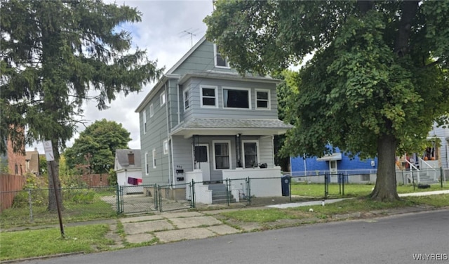 view of front of home