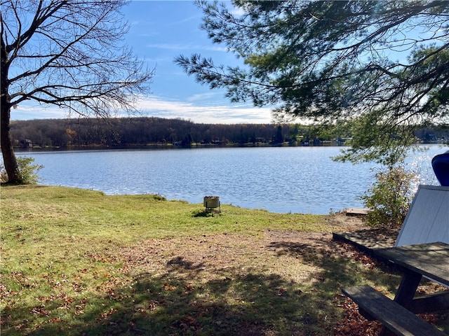 view of water feature