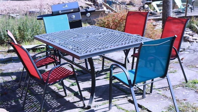 1323 Crystal Lake Rd, Deposit, NY 13783 - view of patio / terrace featuring outdoor dining area and a grill