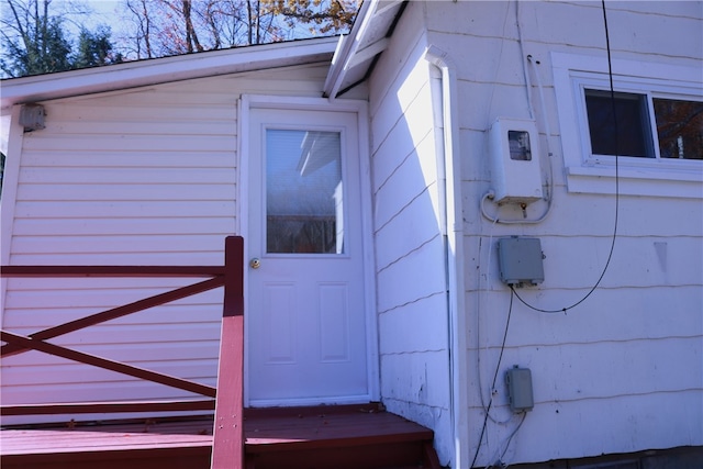 view of property entrance