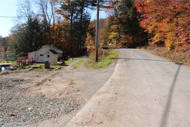 view of road