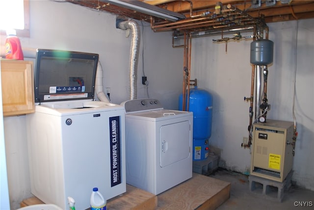 laundry area with washer and clothes dryer