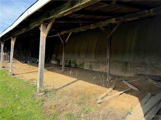 view of stable