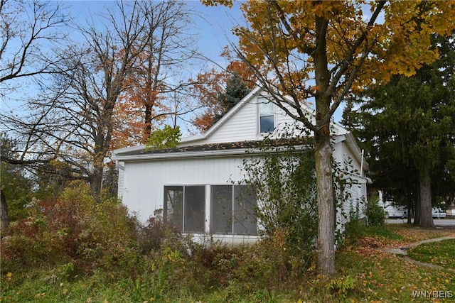 view of property exterior