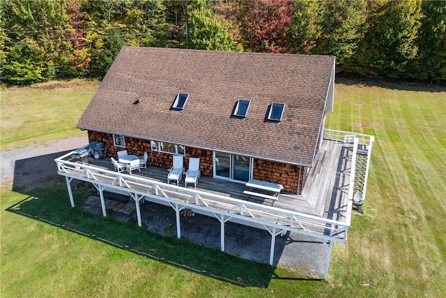 drone / aerial view