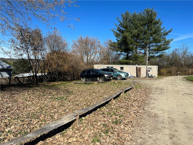 view of road