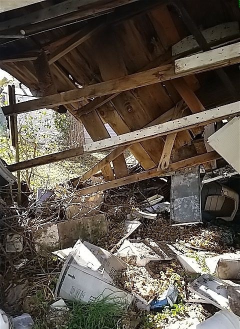 view of unfinished attic