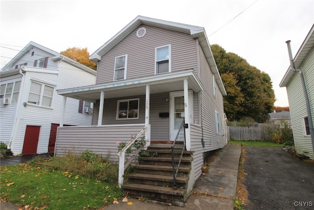 view of front facade with a porch