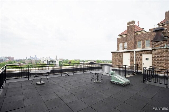 view of patio / terrace featuring a balcony