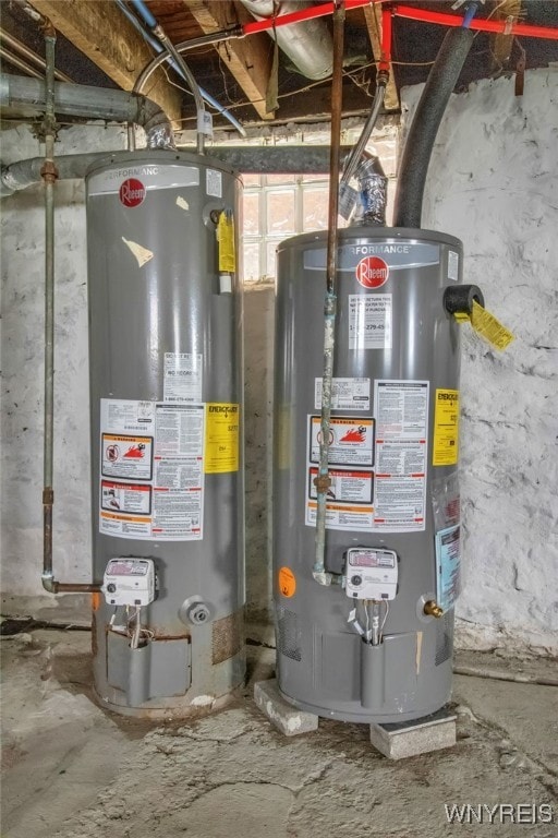 utilities featuring water heater