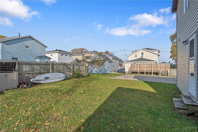 26 W 2nd St, Oswego-City, NY 13126 - view of yard featuring a patio