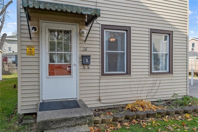 26 W 2nd St, Oswego-City, NY 13126 - view of property entrance