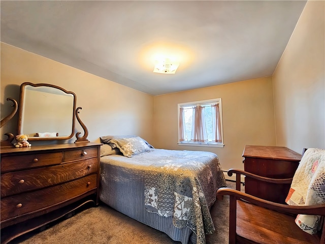 bedroom featuring carpet flooring