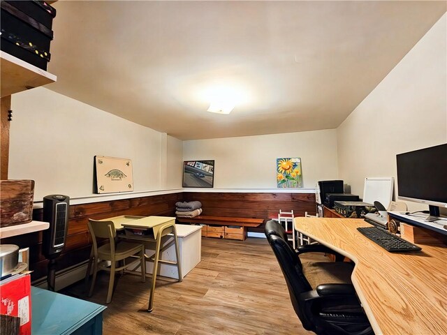 42 Pine Cir, Big Flats, NY 14845 - office area featuring wood finished floors