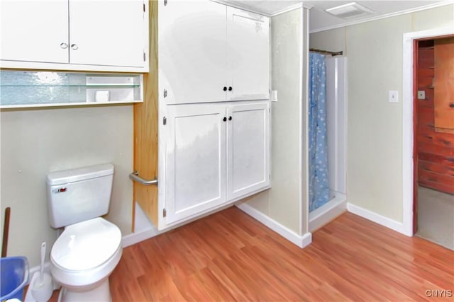 6736 Pine Grove Rd, Watson, NY 13343 - full bathroom with wood finished floors and a stall shower