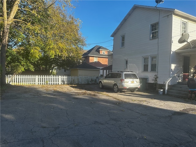 view of side of property