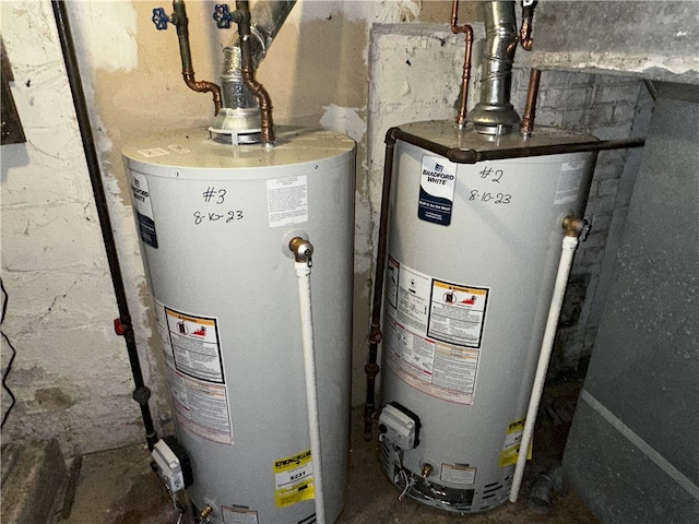 utilities featuring water heater