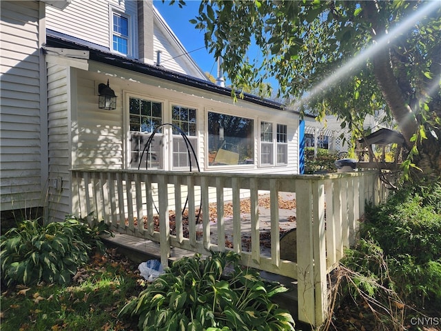 view of deck