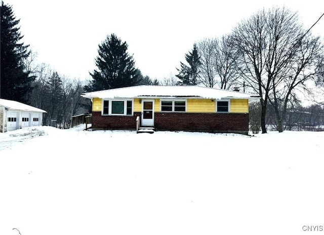 view of ranch-style house