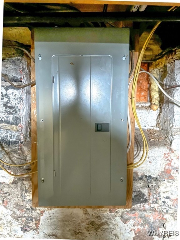 utility room with electric panel