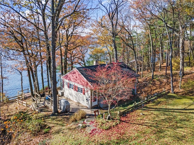 399 Fire Lane 34, Moravia, NY 13118 - view of side of home with a water view