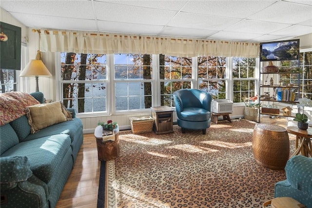 399 Fire Lane 34, Moravia, NY 13118 - sunroom featuring a paneled ceiling and a wealth of natural light