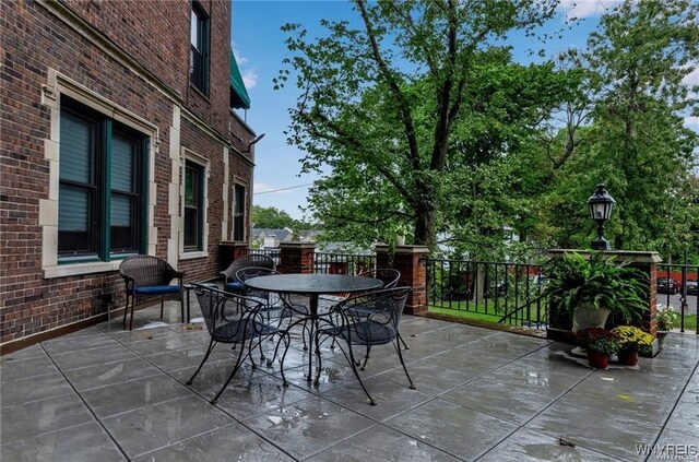 800 W Ferry St Unit 2Cc, Buffalo, NY 14222 - view of patio featuring outdoor dining space