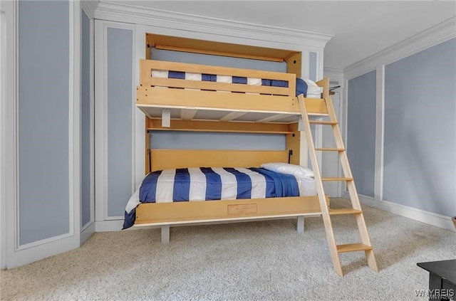 800 W Ferry St Unit 2Cc, Buffalo, NY 14222 - bedroom with carpet and crown molding