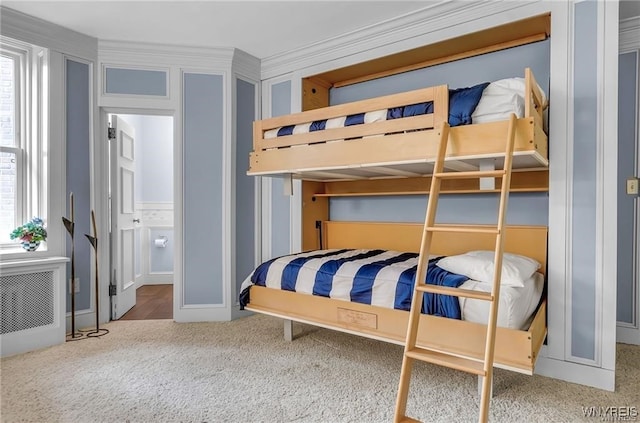 800 W Ferry St Unit 2Cc, Buffalo, NY 14222 - bedroom featuring carpet flooring and radiator