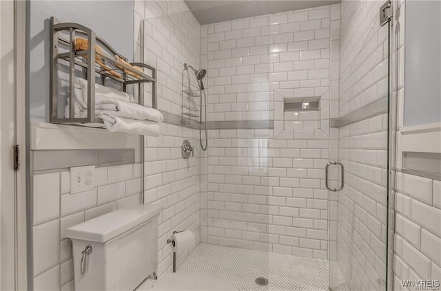 800 W Ferry St Unit 2Cc, Buffalo, NY 14222 - bathroom with a stall shower and toilet