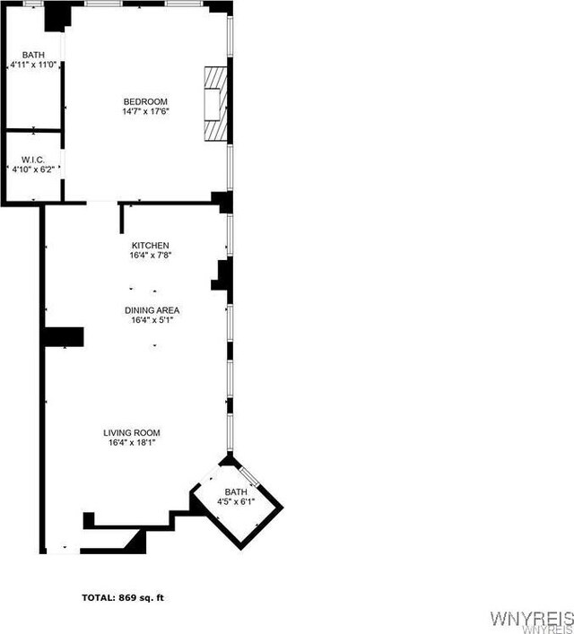 800 W Ferry St Unit 2Cc, Buffalo, NY 14222 - room layout