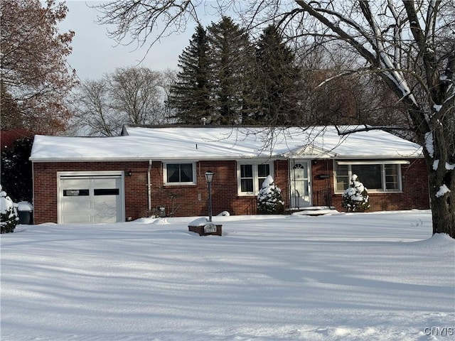 ranch-style house with a garage